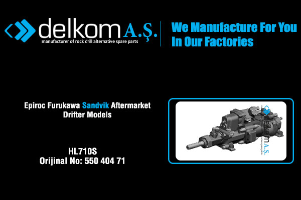 HL710S Rock Drill Spare Parts