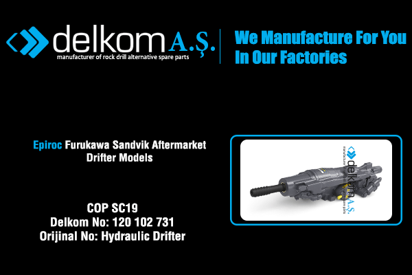 COP SC19 Rock Drill Spare Parts