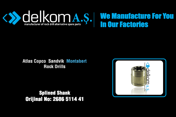 Şank Yatağı Rock Drill Spare Parts