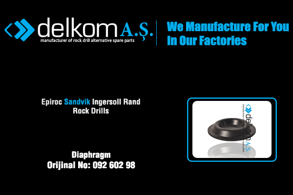 Akümülatör Diyaframı Rock Drill Spare Parts