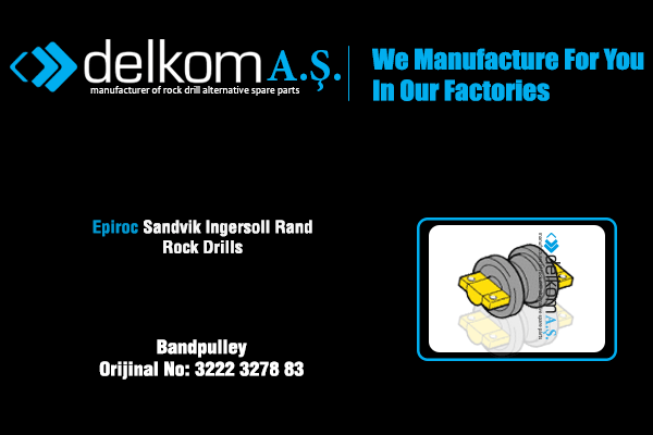 Yürüyüş Makarası Rock Drill Spare Parts