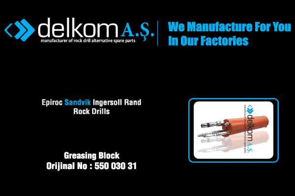 Gres Tankı Komple Rock Drill Spare Parts