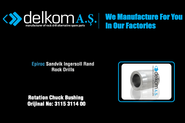 Şank Yatağı Arka Rock Drill Spare Parts