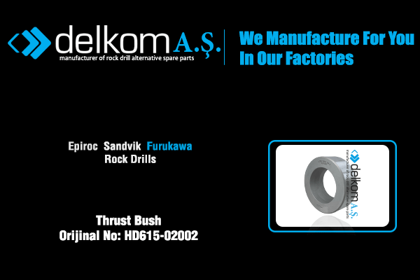 Rotasyon Dayaması Rock Drill Spare Parts