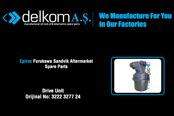 Yürüyüş Redüktörü Komple Rock Drill Spare Parts