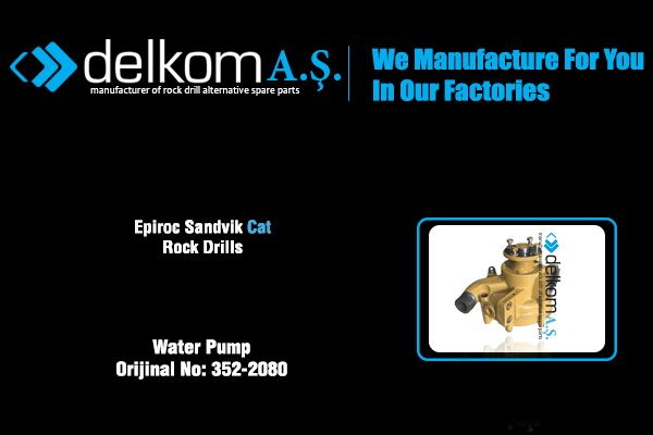 Su Pompası Rock Drill Spare Parts