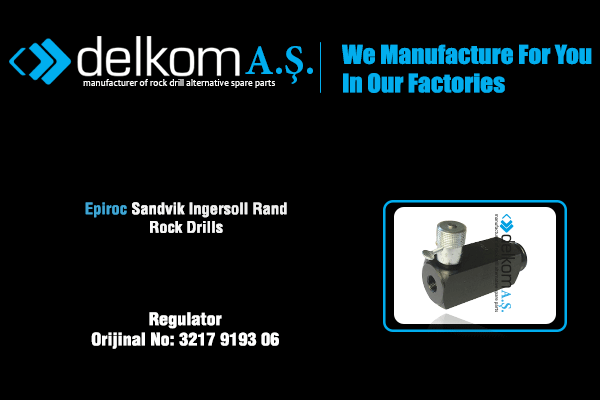 Basınç Ayar Vanası Rock Drill Spare Parts