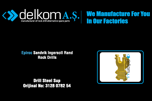 Kızak Ön Dayama Rock Drill Spare Parts