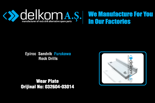 Kızak Bağlantı Pabucu Rock Drill Spare Parts