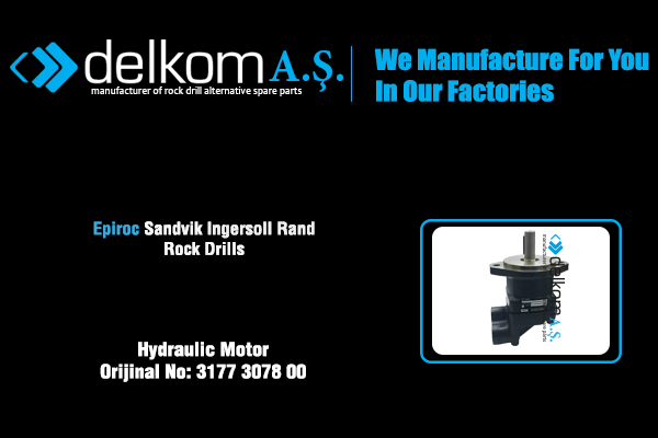 Kompresör Hidromotoru Rock Drill Spare Parts