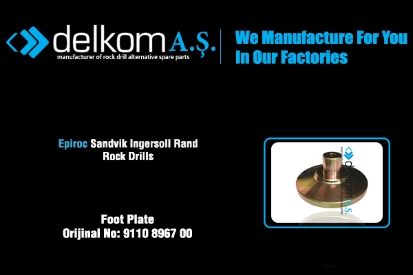 Ayak Lifti Tablası Rock Drill Spare Parts