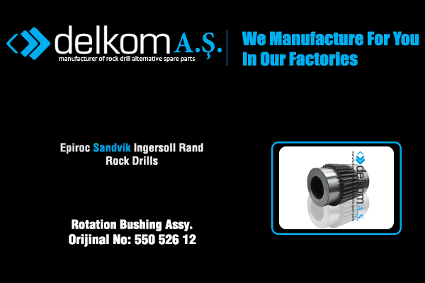 Rotasyon Dişlisi Komple Rock Drill Spare Parts
