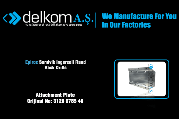 Kızak Taşıyıcı Tabla Rock Drill Spare Parts