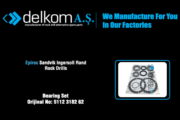 Kablo Redüktör Rulman Seti Rock Drill Spare Parts