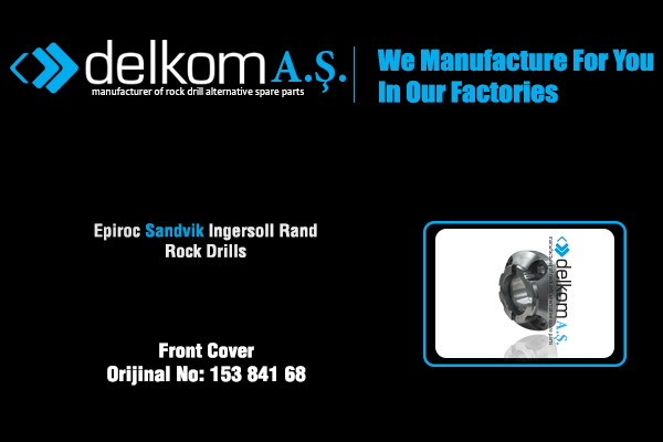 Ön Başlık Kapağı Rock Drill Spare Parts