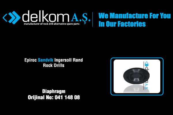 Akümülatör Diyaframı Rock Drill Spare Parts