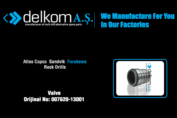 Piston Valfi Rock Drill Spare Parts