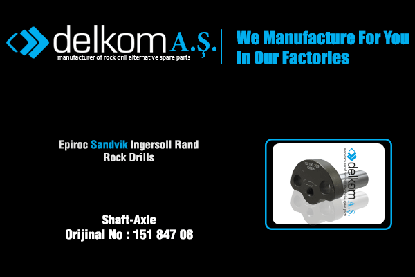 Eksantrik Mili Rock Drill Spare Parts