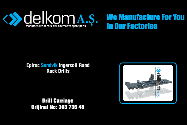 Tabanca Taşıyıcı Tabla Rock Drill Spare Parts