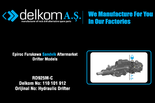 RD925M-C Rock Drill Spare Parts