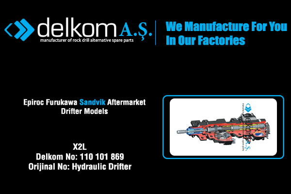 X2L Rock Drill Spare Parts