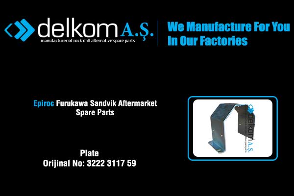 Sensör Muhafaza Pleyti Rock Drill Spare Parts