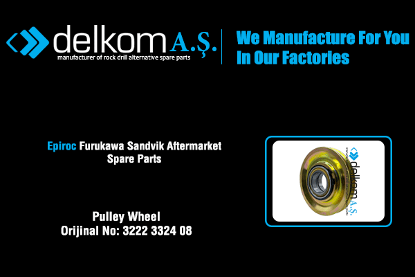 Pulley Wheel Rock Drill Spare Parts