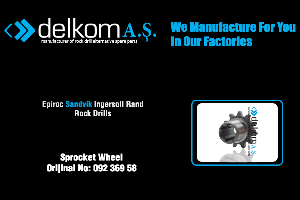 Sprocket Wheel Rock Drill Spare Parts