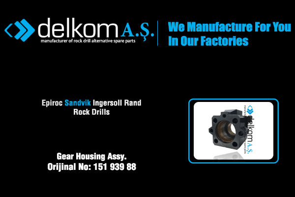 Gear Housing Assy. Rock Drill Spare Parts