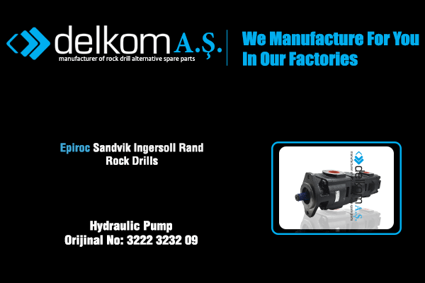 Hydraulic Pump Rock Drill Spare Parts